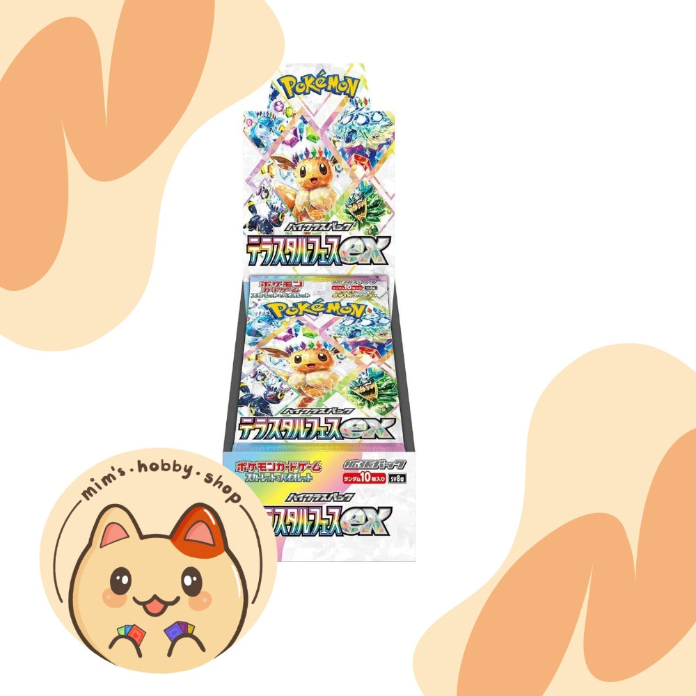 Pokemon Terastal Festival Ex Booster Box Scarlet & Violet (SV8a) (Japa Mims Hobby Shop Pokemon Terastal Festival Ex Booster Box Scarlet & Violet (SV8a) (Japa Mims Hobby Shop